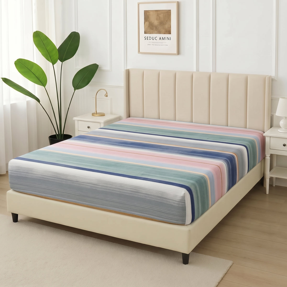 Ocean Breeze Stripes - Only Fitted Sheet