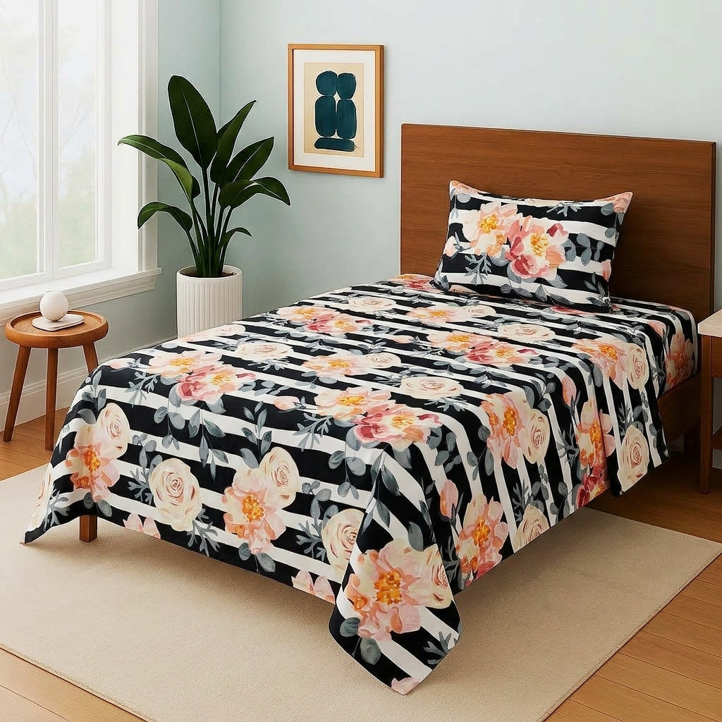 Noir Garden Tapestry - Single Bedsheet Set