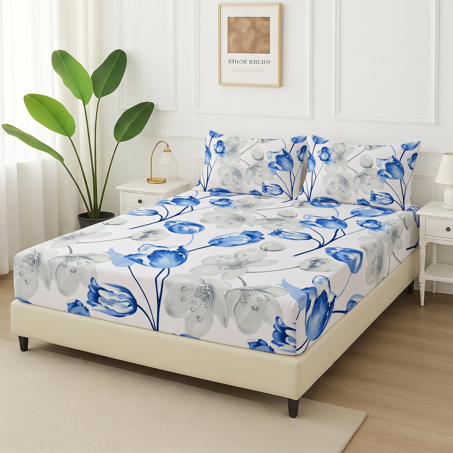 Bluebell Cascade - Fitted Bedsheet Set
