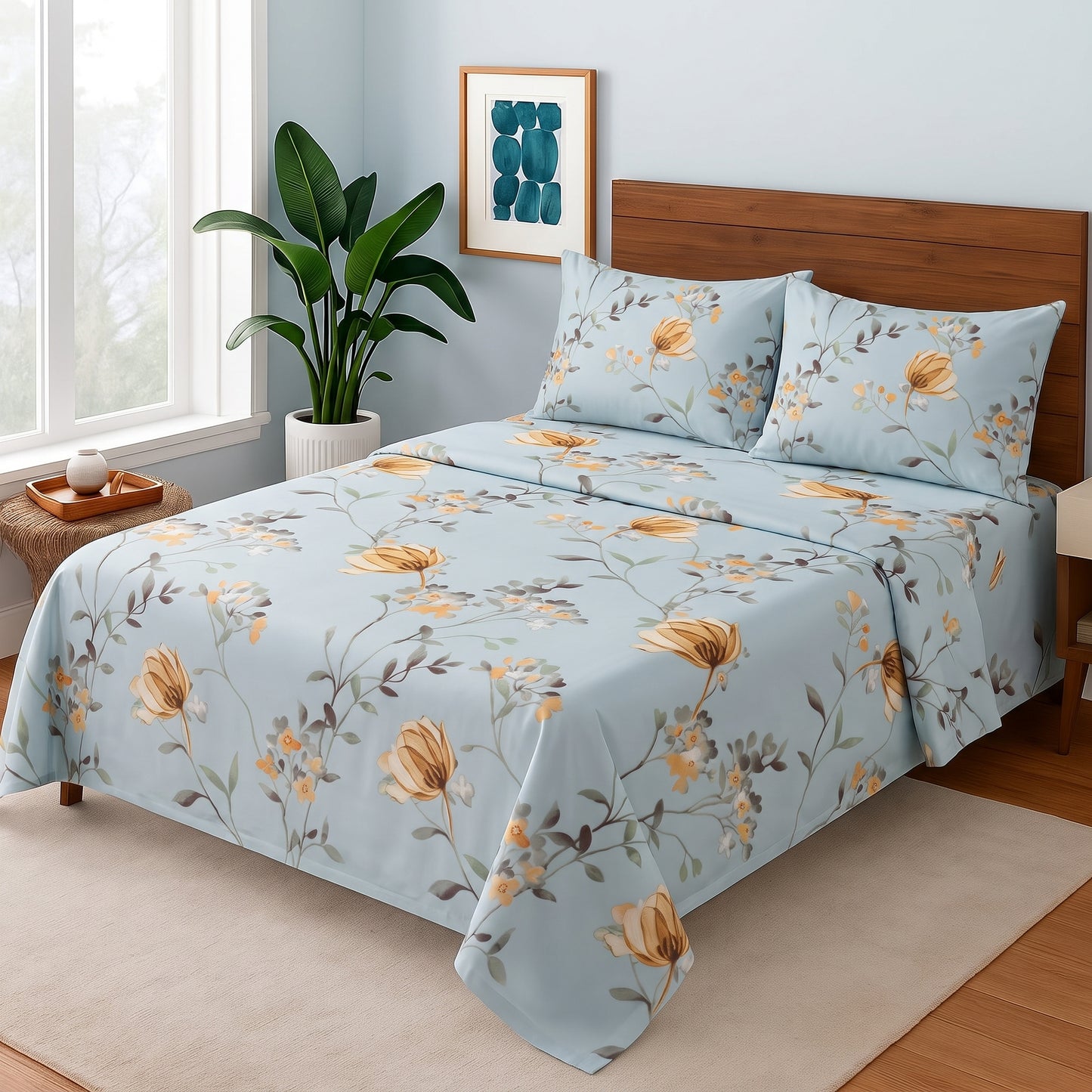 Skyline Flora - Bedsheet Set