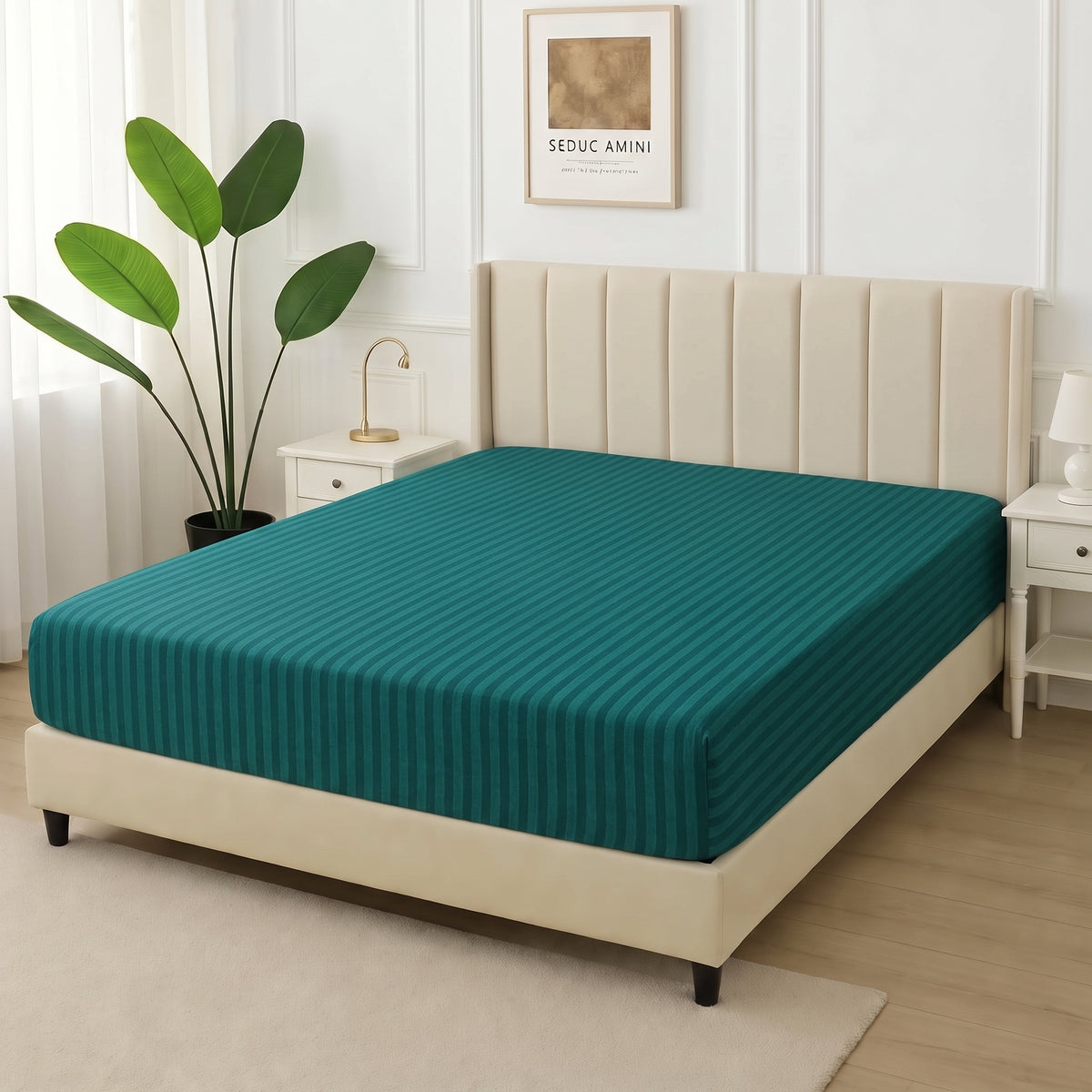 Zink Stripes - Only Fitted Sheet