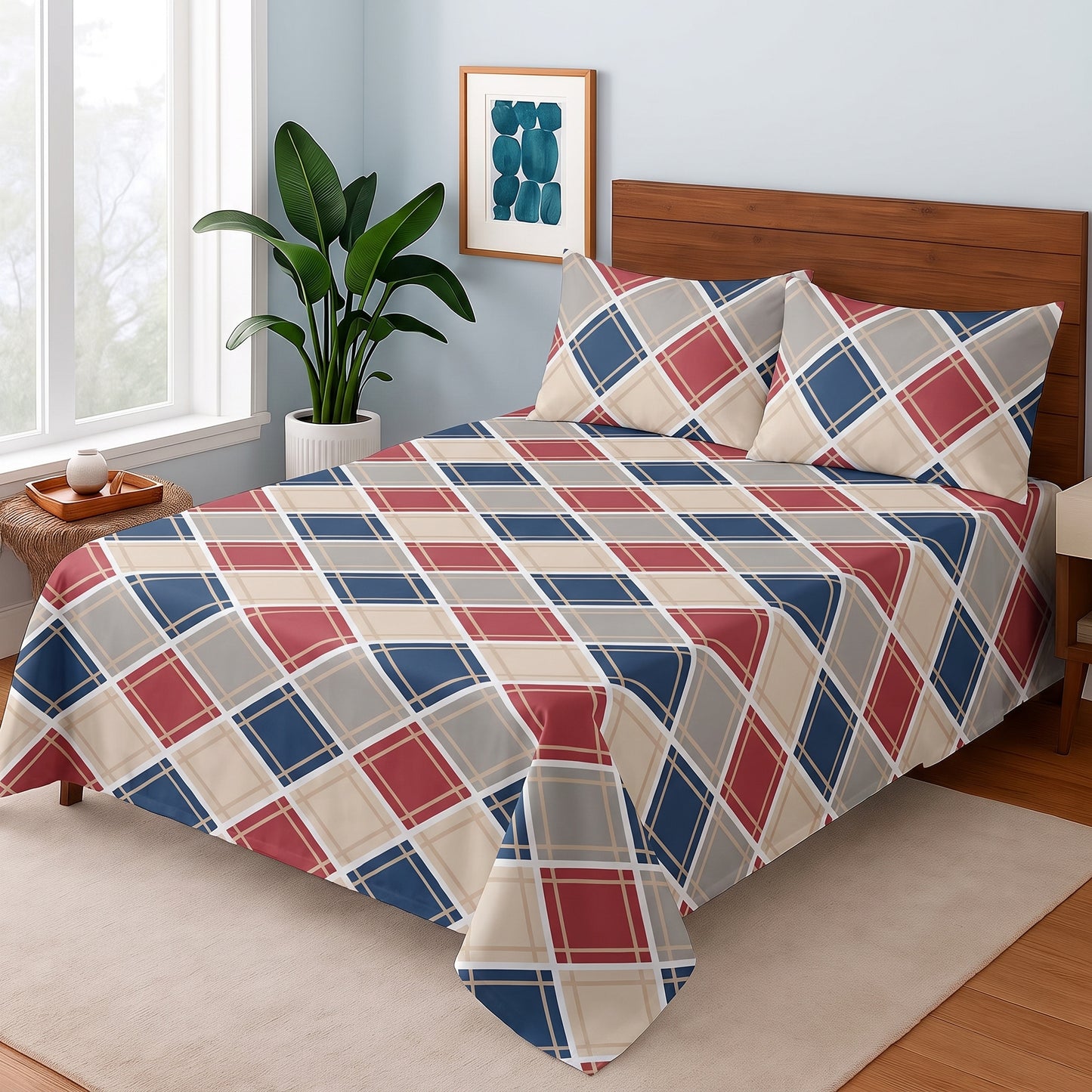 Tartan Harmony - Bedsheet Set
