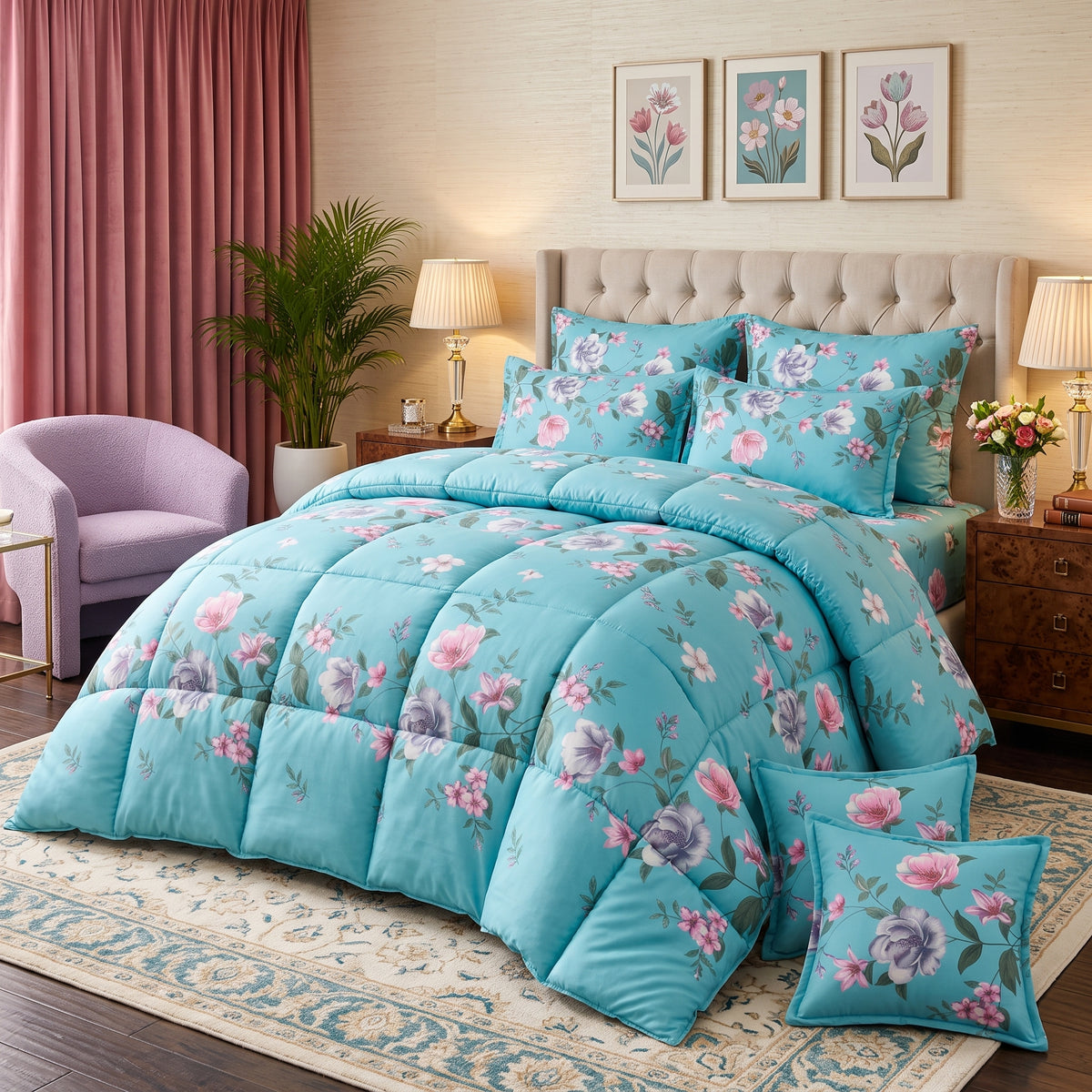 ROYAL COOL -8 pcs WINTER RAZAI Set (HEAVY FILLING)