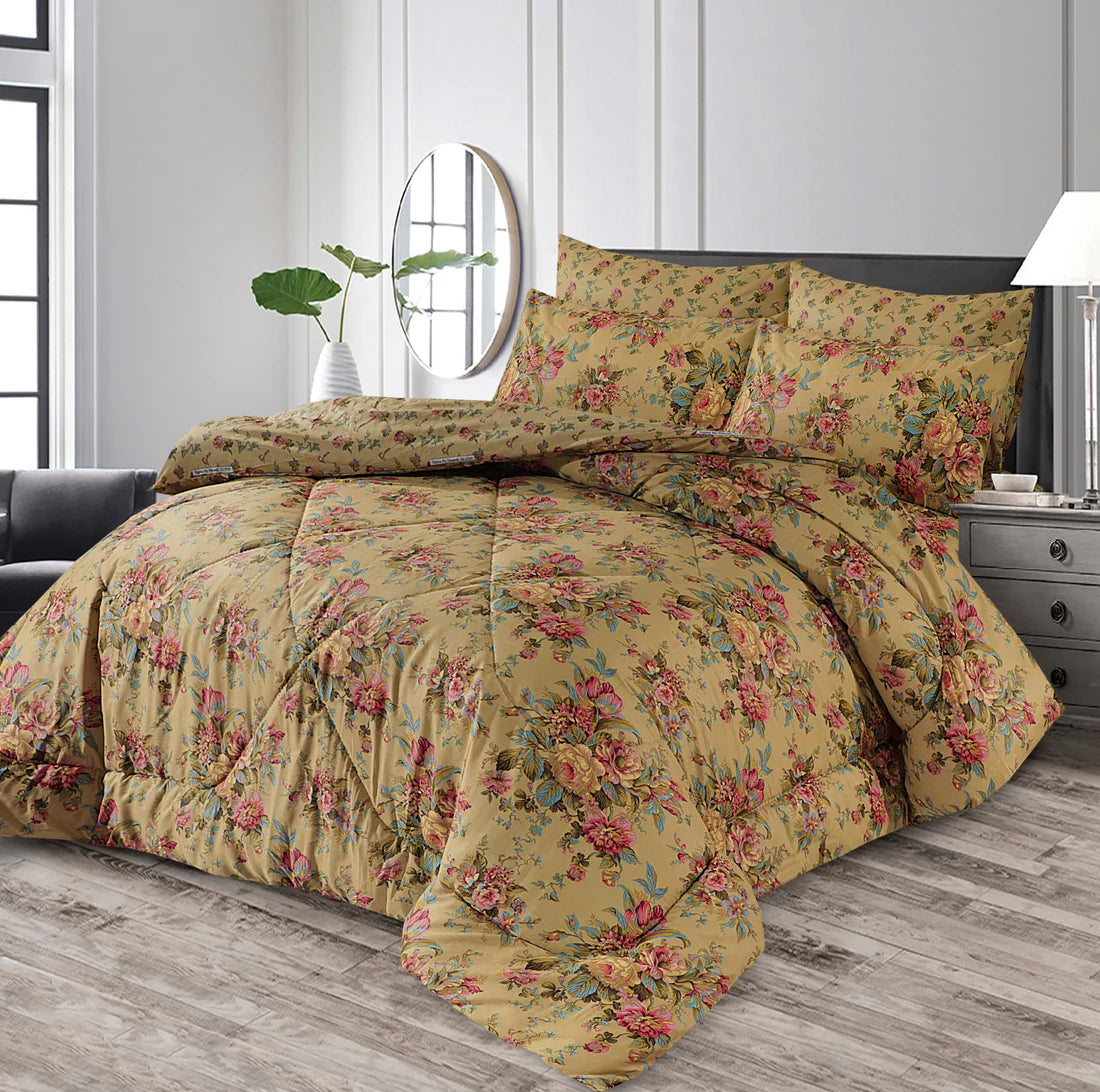 Browny-7pcs PREMIUM Summer Comforter Set (Light Filling)