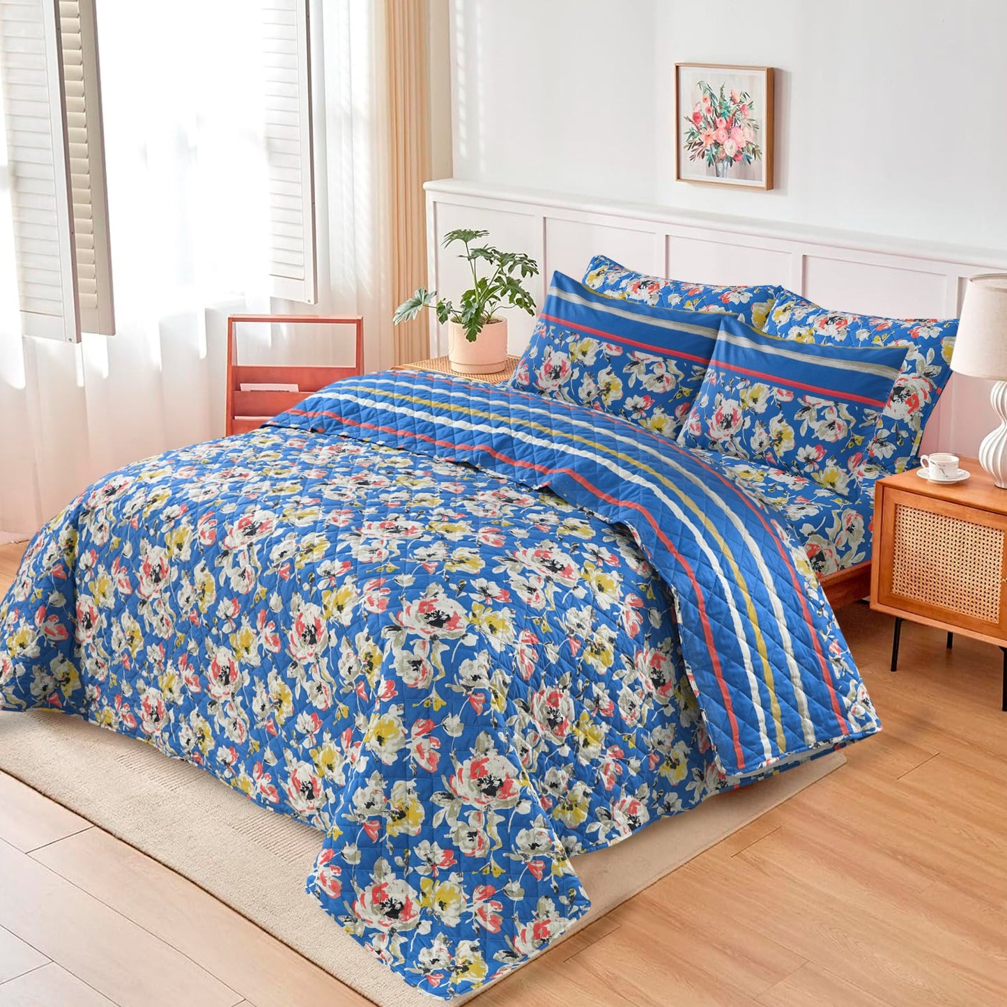 Premium 6pcs Comforter Set - Skyvy