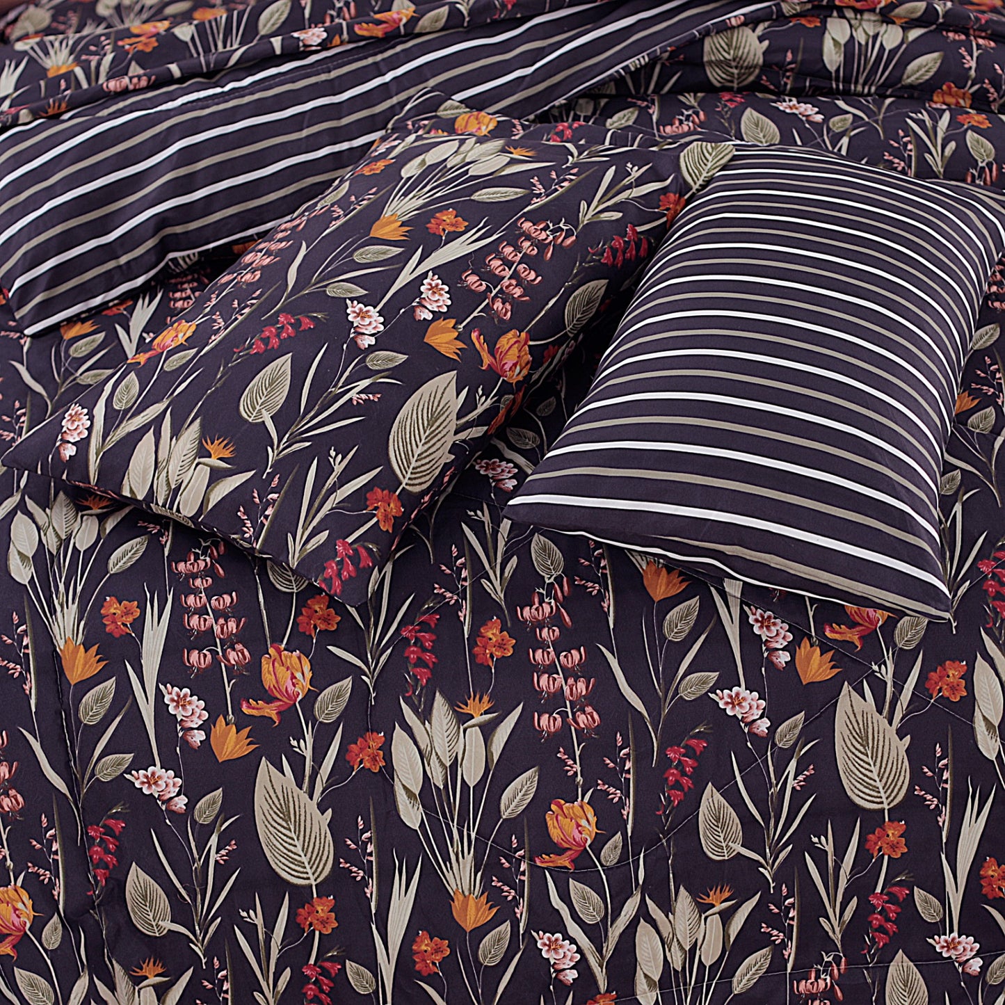 Black Forest- 6pcs Premium Comforter Set (Light filling)