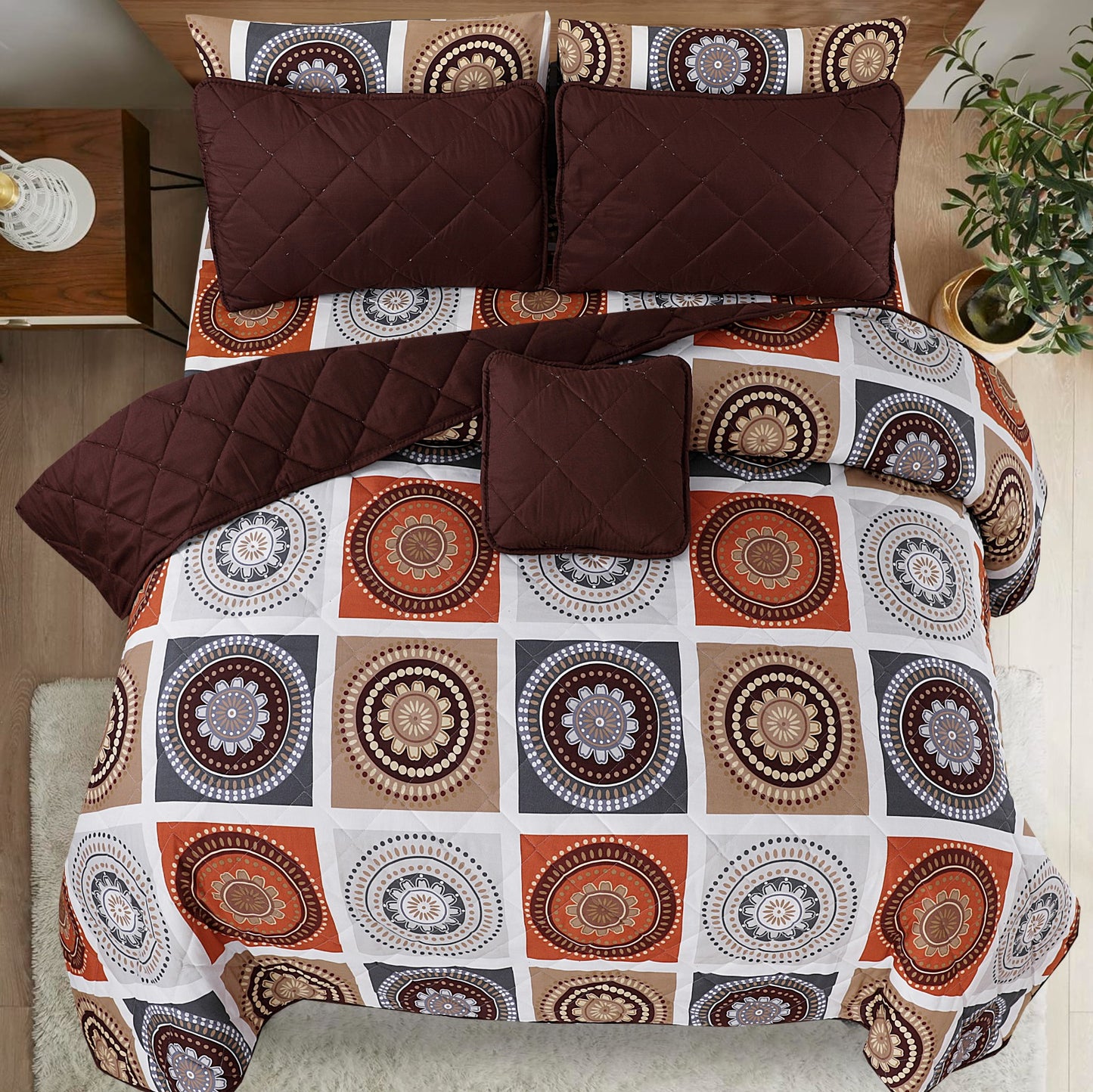 Chess - 7pcs PREMIUM Summer Comforter Set (Light Filling)