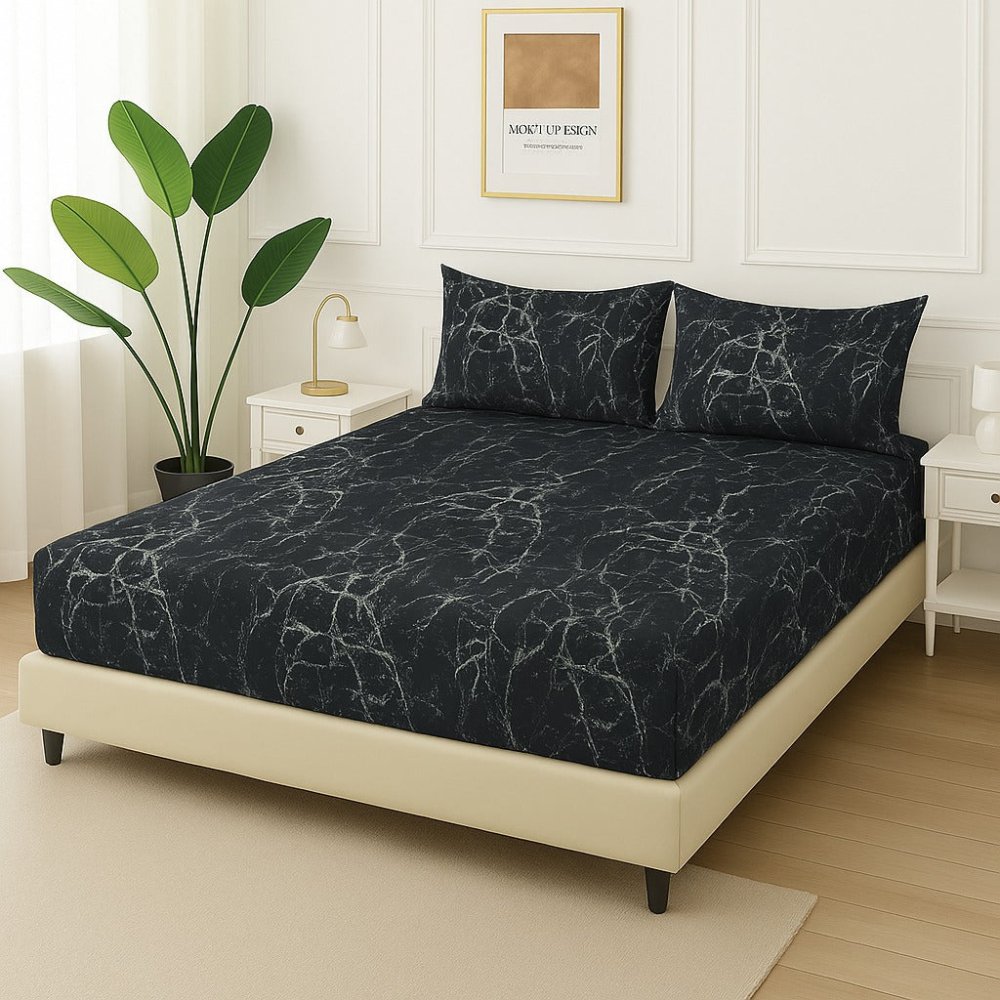 BLACK ELECTRIC - Fitted Bedsheet Set - Zaraish.com