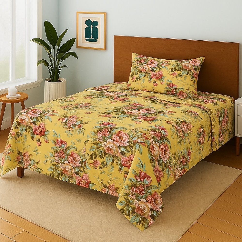 BROWNY - Single Bedsheet Set - Zaraish.com