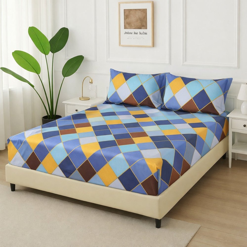 Checkmate - Fitted Bedsheet Set - Zaraish.com