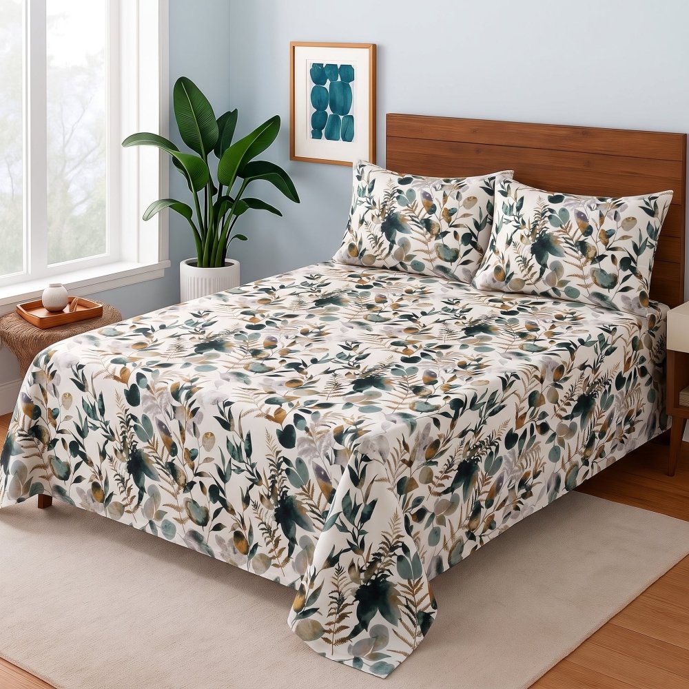 Forest Fern Meadow - Bedsheet Set - Zaraish.com