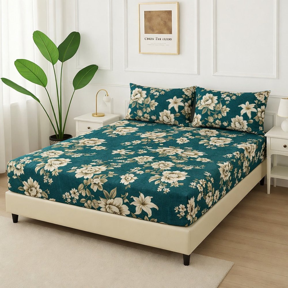 Greeny - Fitted Bedsheet Set - Zaraish.com