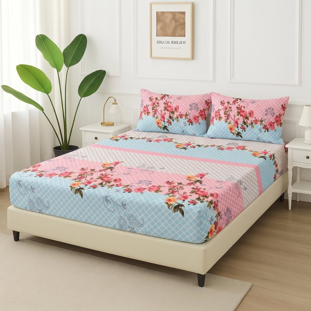 Mini Flower - Fitted Bedsheet Set - Zaraish.com