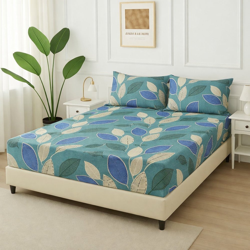 Multiple Patta - Fitted Bedsheet Set - Zaraish.com
