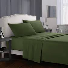 Olive green Bedsheet Set - Zaraish.com