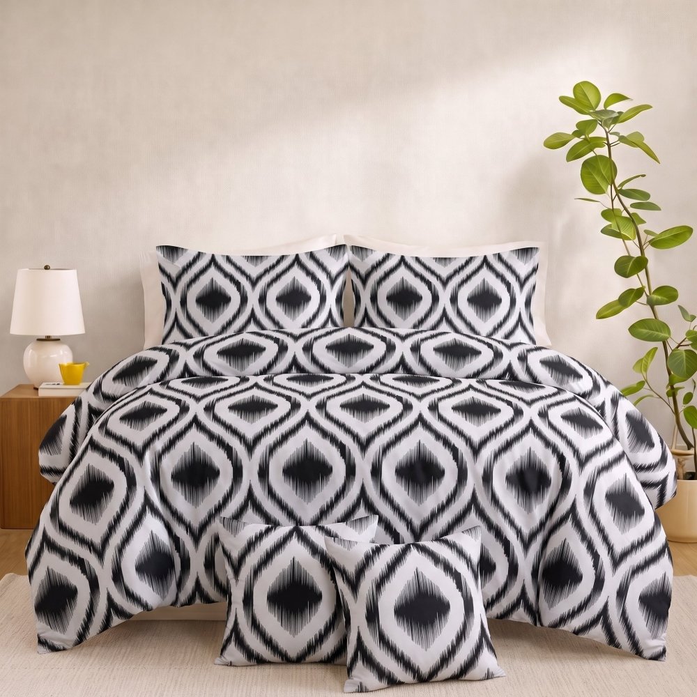 Onyx Diamond - 8pcs Quilt Cover Set (Without Filling) - Zaraish.com