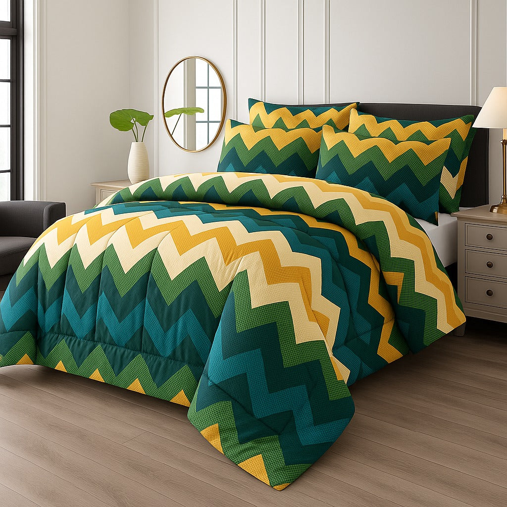 TikTok - 6pcs PREMIUM Summer Comforter Set (Light Filling)