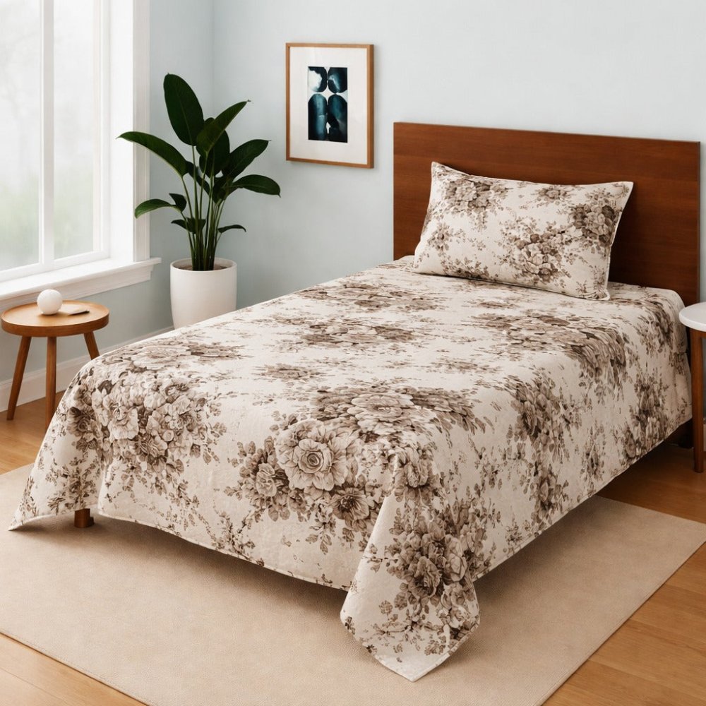 Skin Rose - Single Bedsheet Set - Zaraish.com