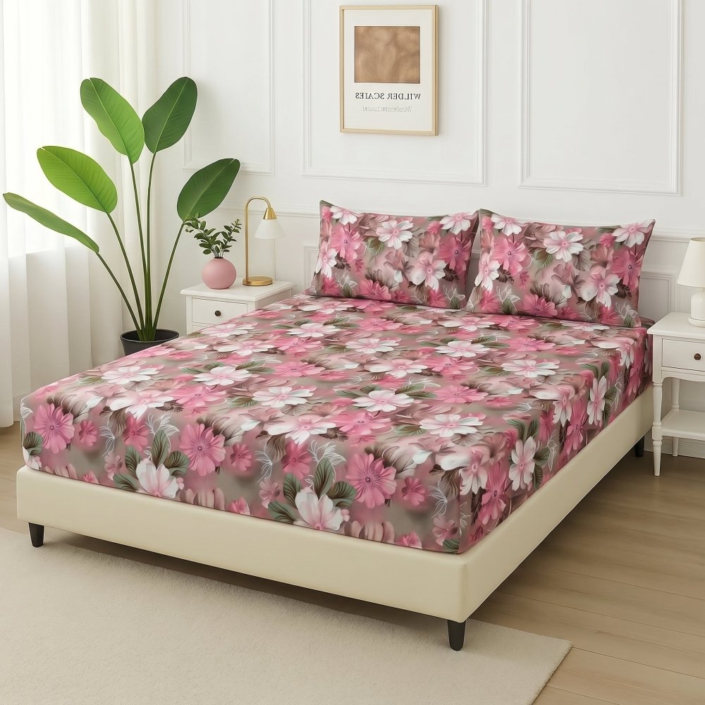 Spring Petals - Fitted Bedsheet Set - Zaraish.com