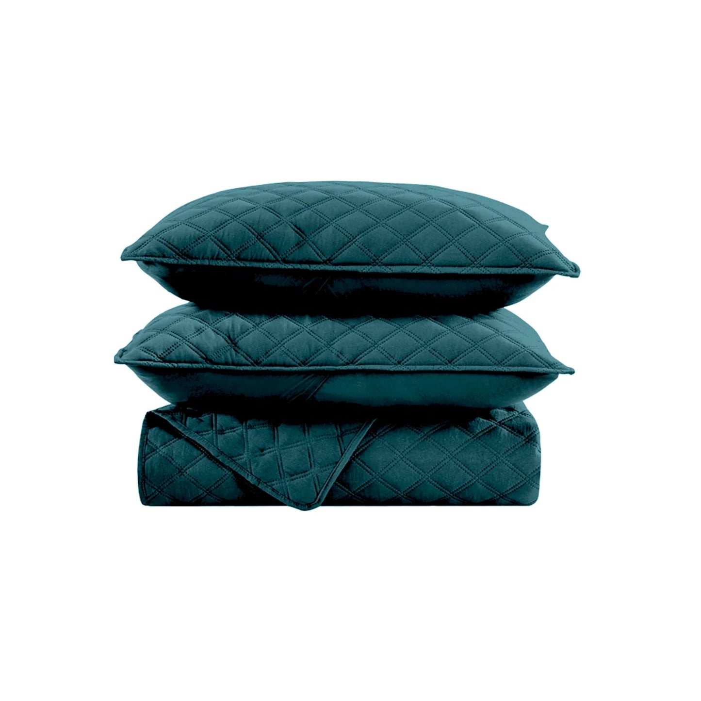 3PCS BEDSPREAD Set (Light Filling) -TEAL