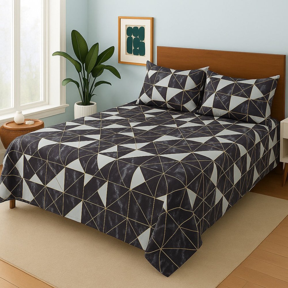 TRIANGULAR - Bedsheet Set - Zaraish.com