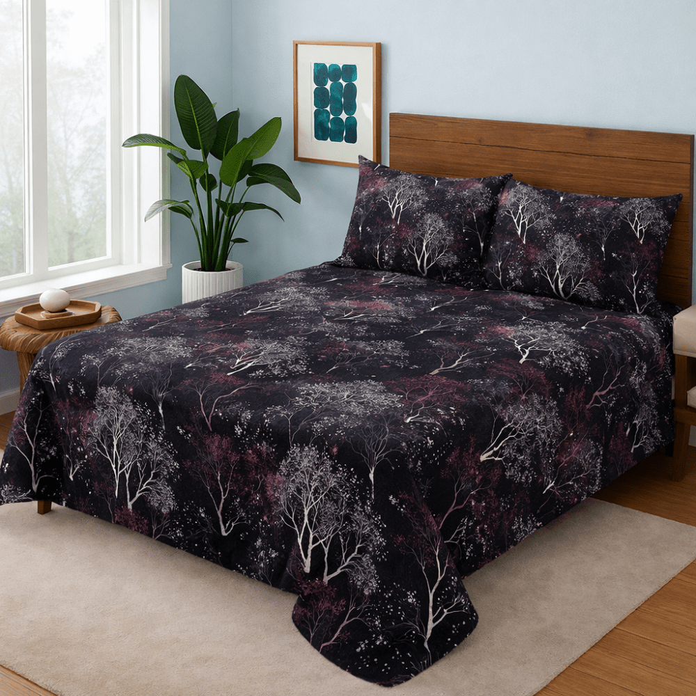 Twilight Flower - Bedsheet Set - Zaraish.com