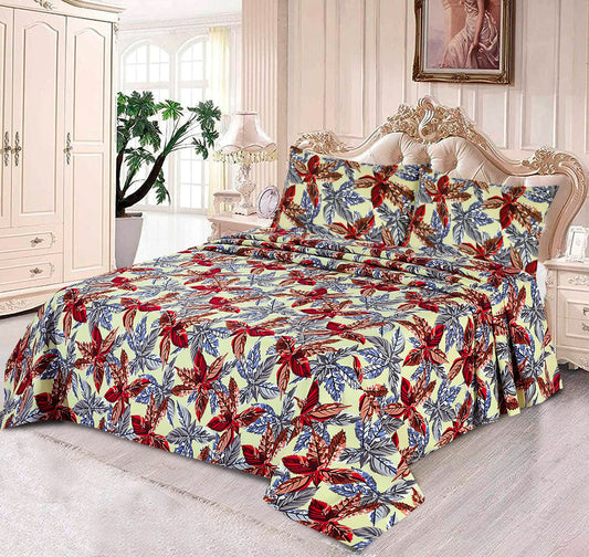 Beauty of leaves- Bedsheet Set