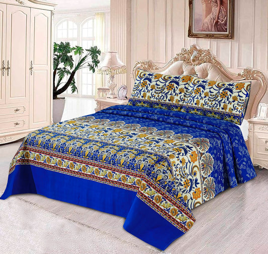 Oliver Blue- Bedsheet Set