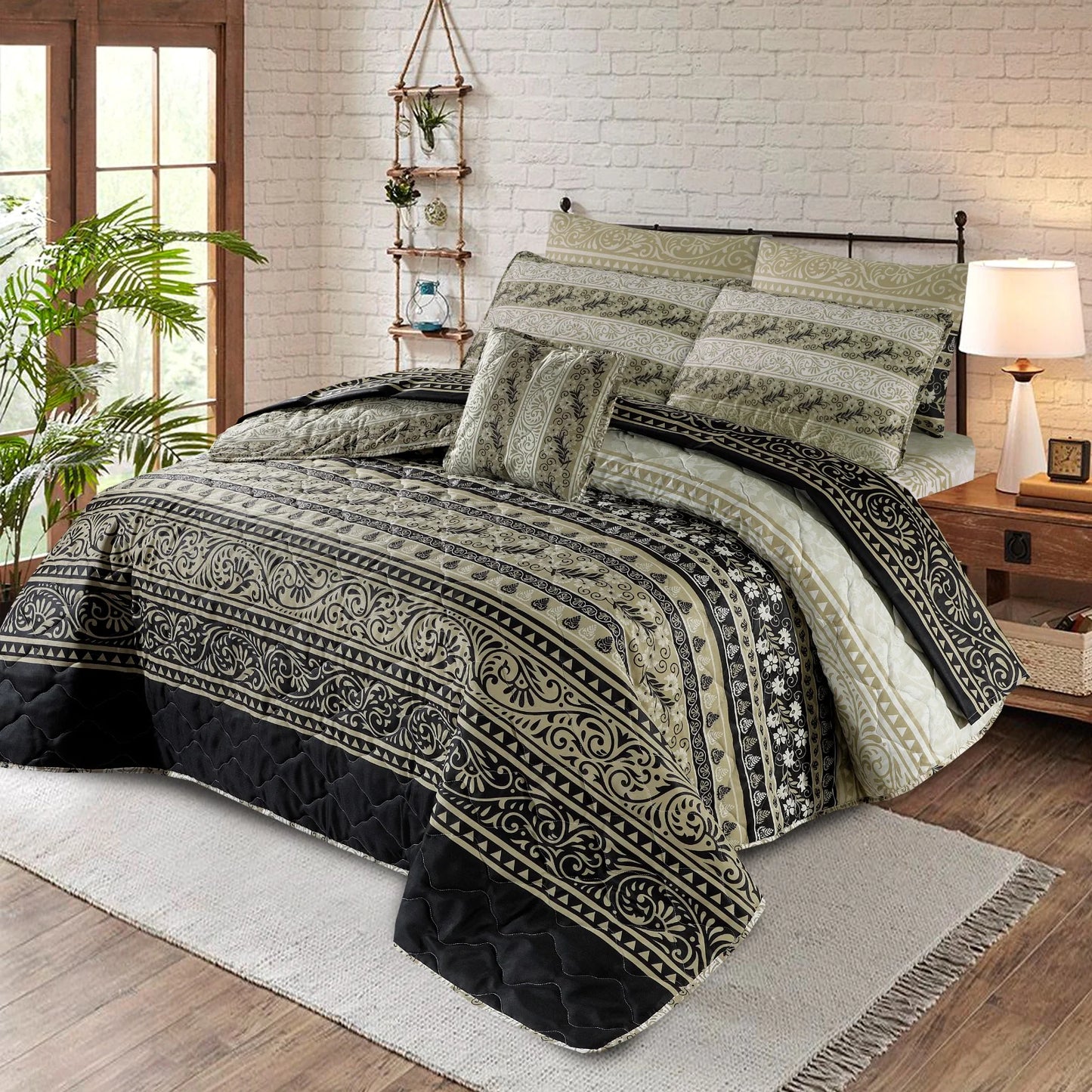 Patti- 7pcs Summer Comforter Set (Light Filling)