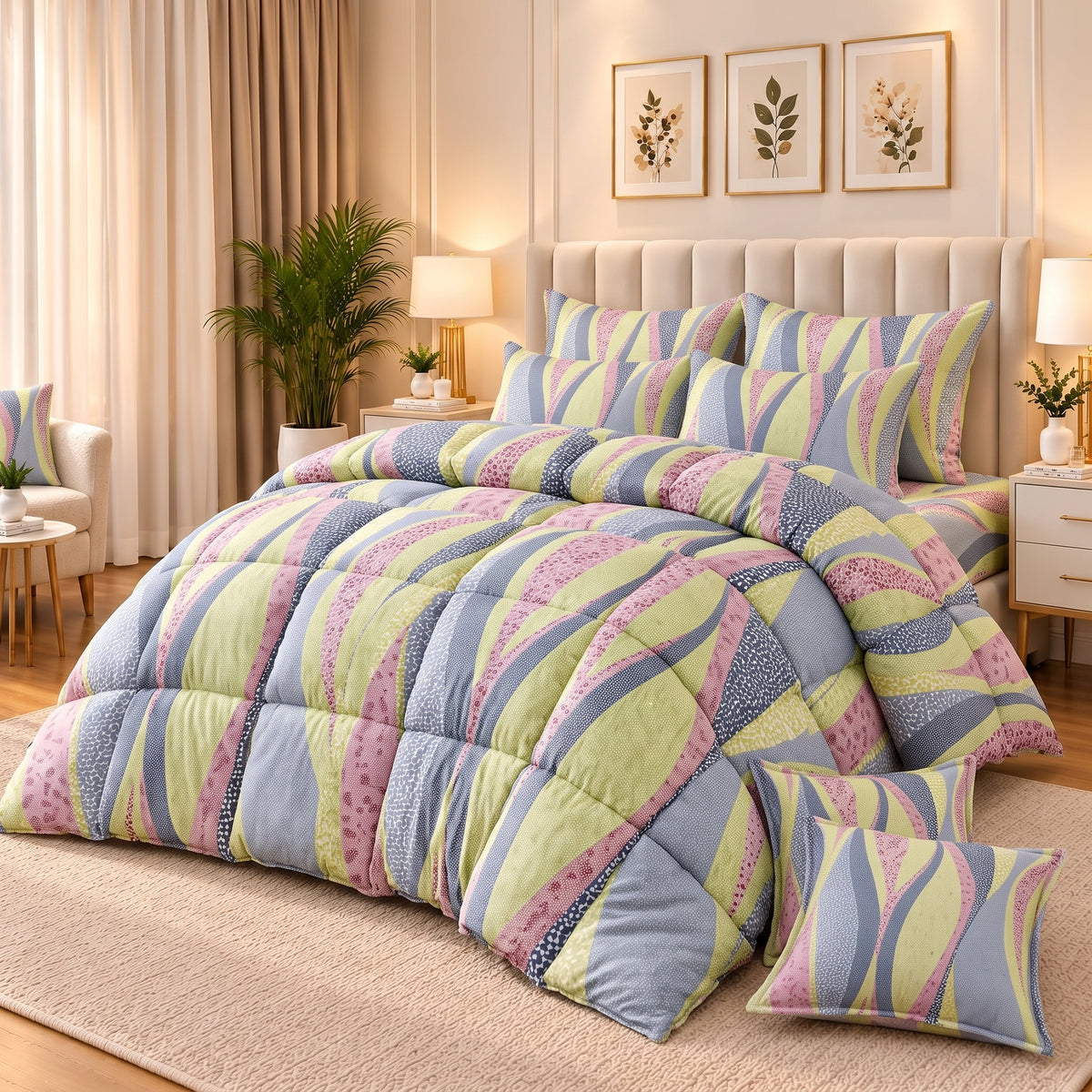 ART -8 pcs WINTER RAZAI Set (HEAVY FILLING)