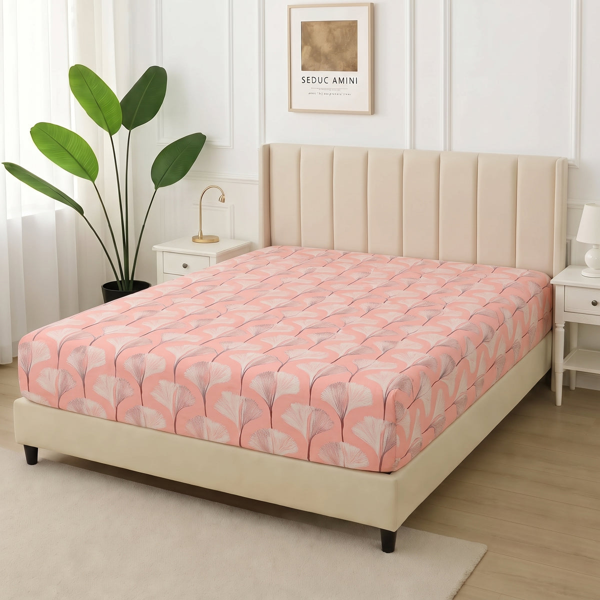 Pink Loretos - Only Fitted Sheet
