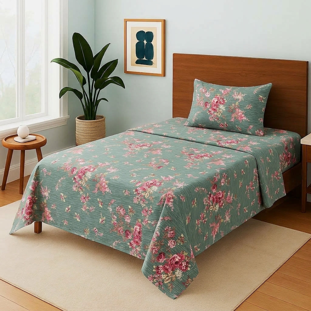 Misty Rosewood - Single Bedsheet Set