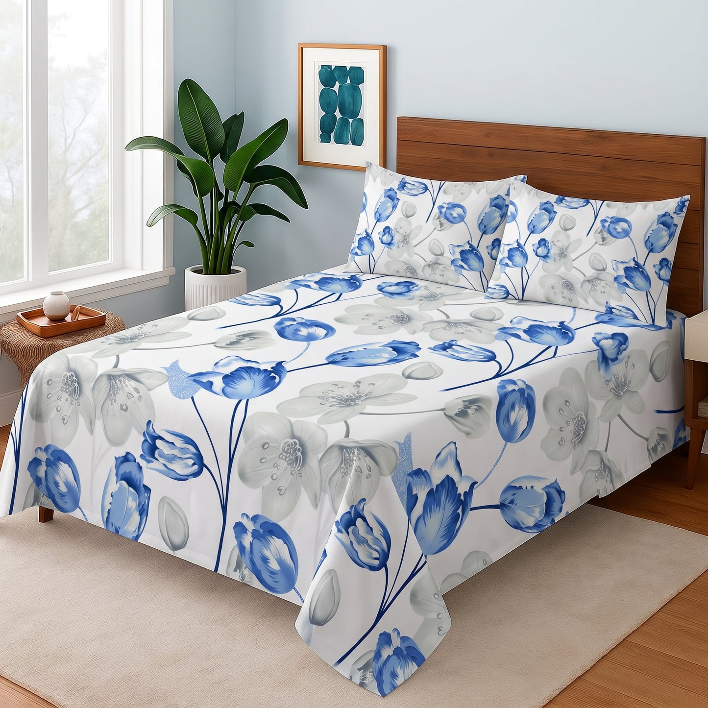 Bluebell Cascade - Bedsheet Set