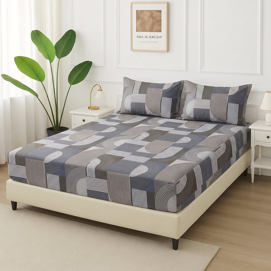 Minimalist Arc - Fitted Bedsheet Set
