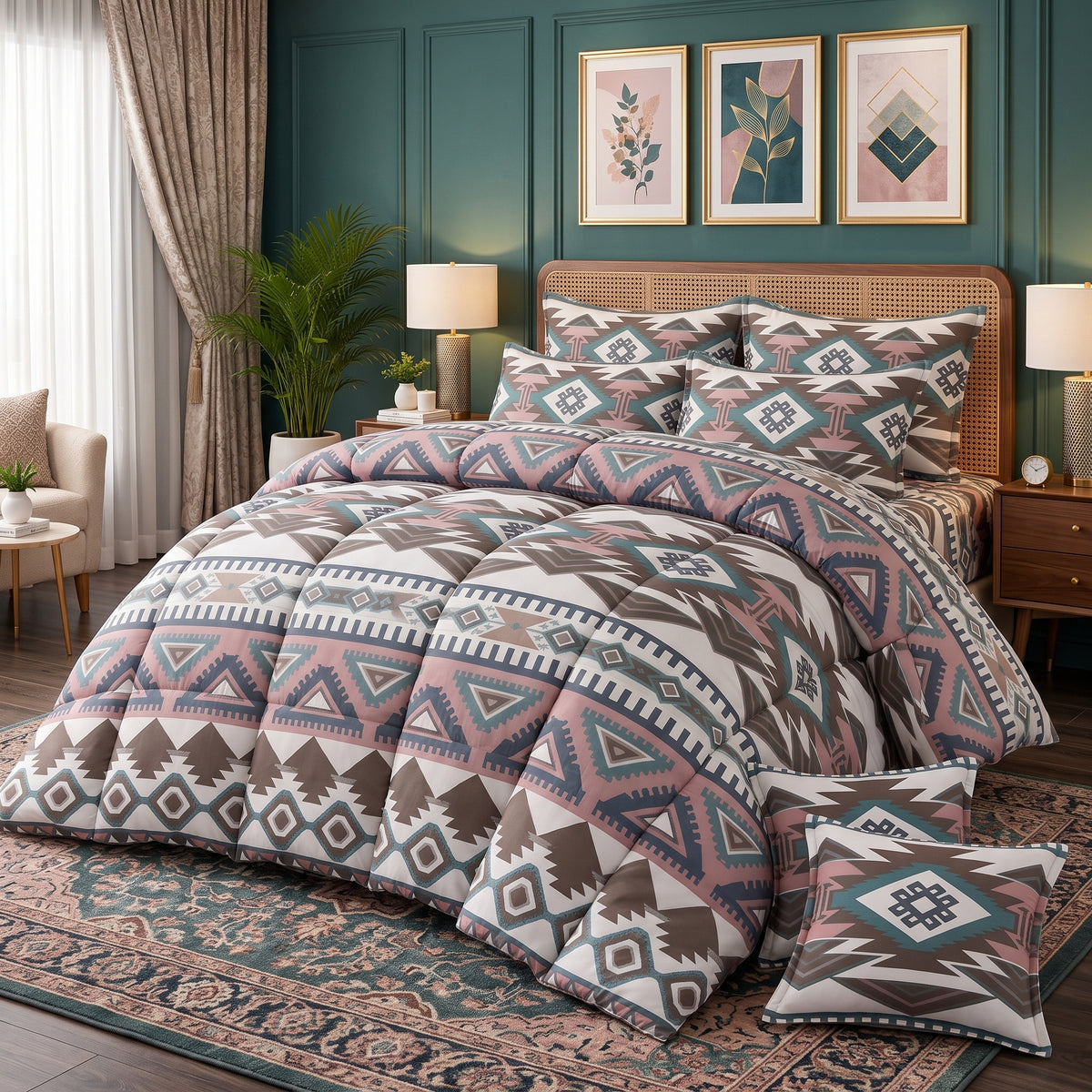 TURK-8 pcs WINTER RAZAI Set (HEAVY FILLING)