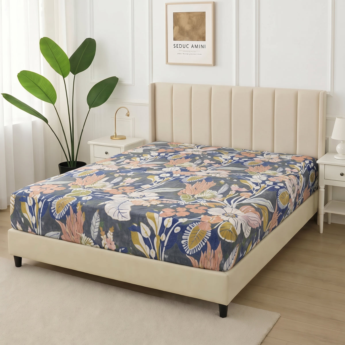 Coloured Leaves - Only Fitted Sheet