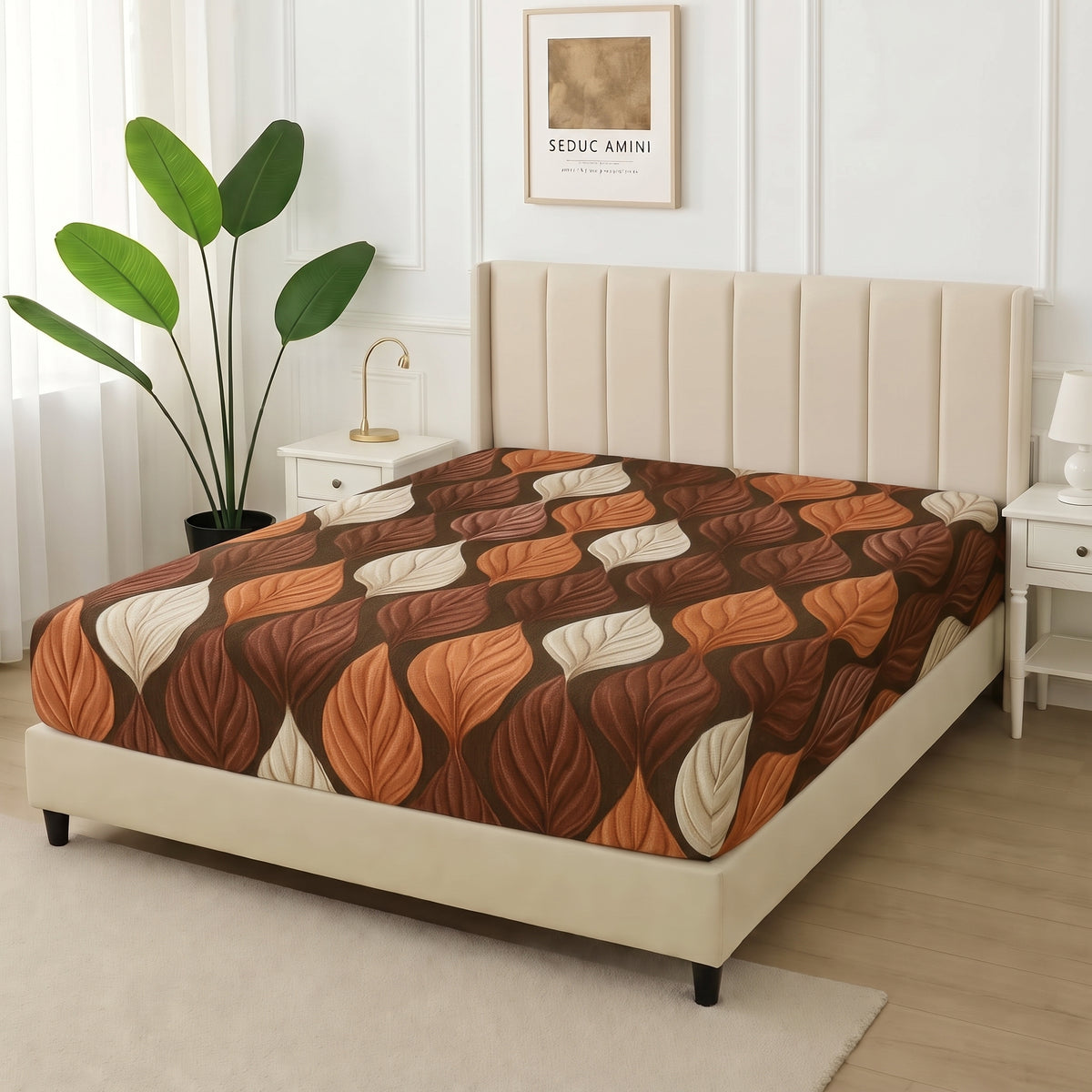 Leaves Symetry - Only Fitted Sheet