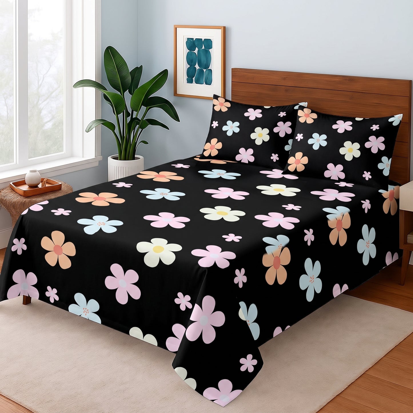 Noir Garden - Bedsheet Set