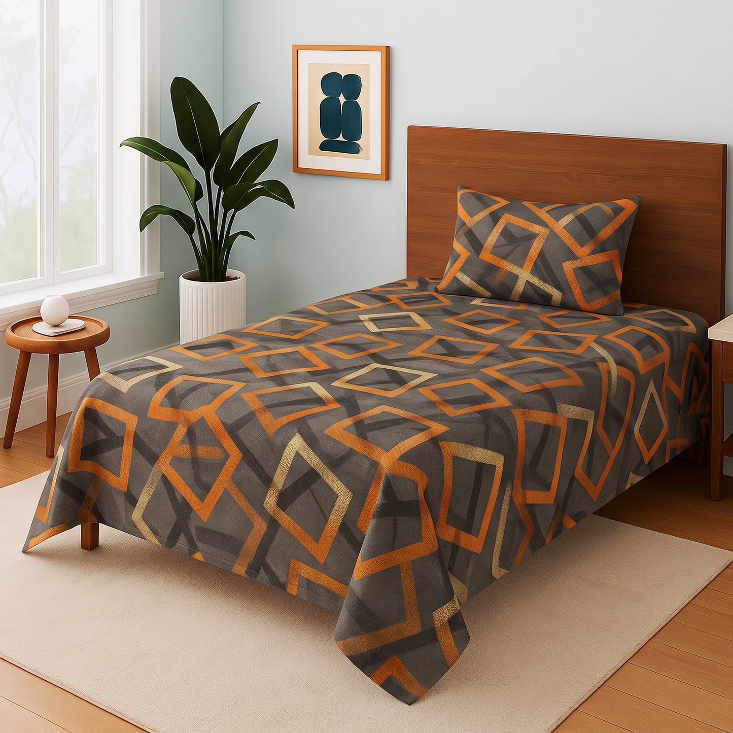 SQUARE - Single Bedsheet Set