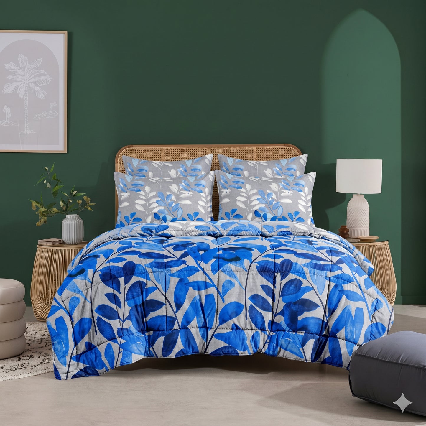 Arctic Branch - 6pcs Premium Comforter Set