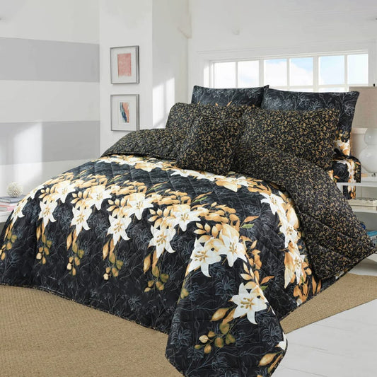 7pcs Summer Comforter Set (Light Filling) - Blackbell