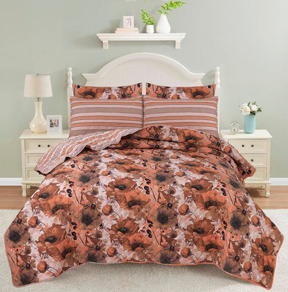 Premium 6pcs Summer Comforter Set (Light Filling) - Plush