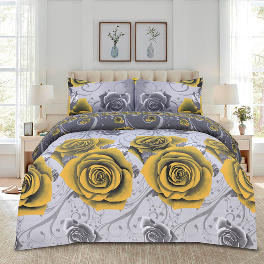 Rosy Flower- Bedsheet Set