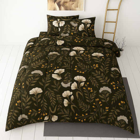 Olivery- 3pcs Single Quilt Cover Set (Without Filling)