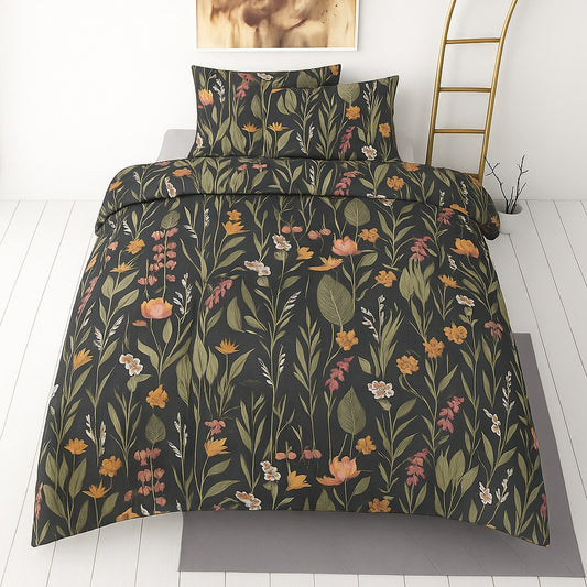 Black Forest- 3pcs Single Quilt Cover Set (Without Filling)