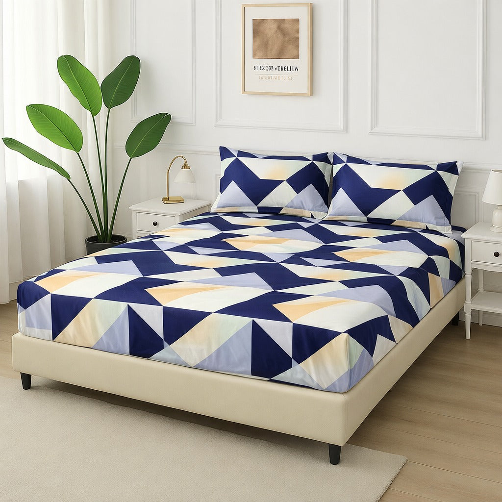 Multi Trio- Fitted Bedsheet Set