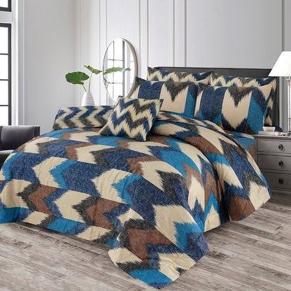 ZAIGZAG-8pcs Summer Comforter Set (Light Filling)