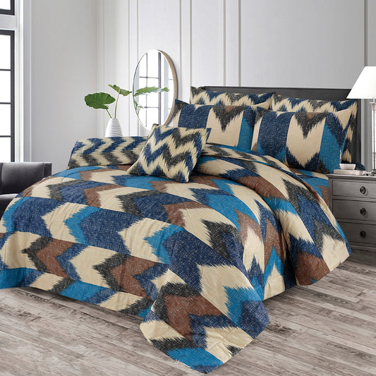 ZAIGZAG-8pcs Summer Comforter Set (Light Filling)