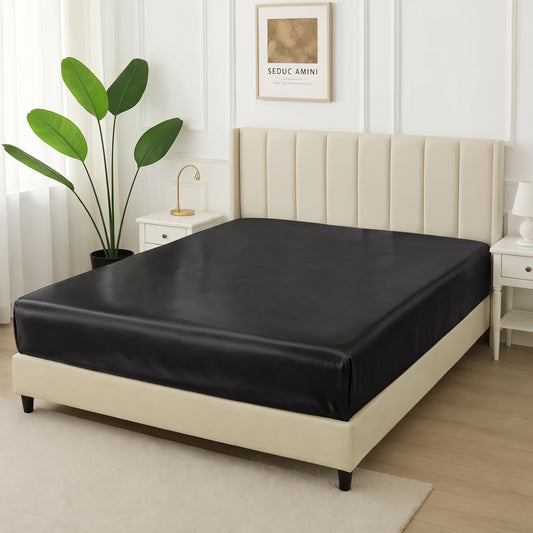 Black- Silk Only Fitted Sheet