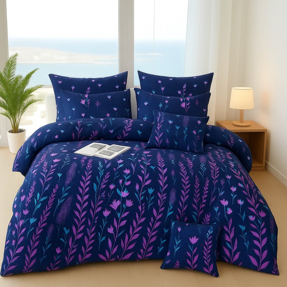 Alektra - 6pcs Quilt Cover Set (Without Filling) - Zaraish.com